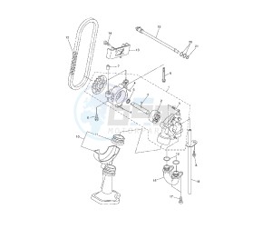 YZF R6 600 drawing OIL PUMP