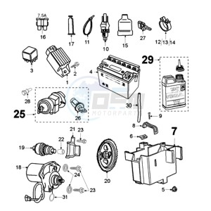 LUDIX 10 RORA SNAKE drawing ELECTRIC PART