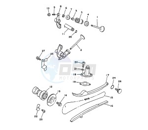 XC FLY ONE 150 drawing VALVE