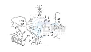 GPR REPLICA - GPR R - 50 CC VTHGR1D1A EU2 drawing FUEL AND OIL TANK