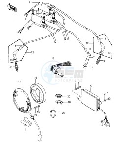 KZ 1300 A (A1-A3) drawing IGNITION -- KZ1300-A3- -