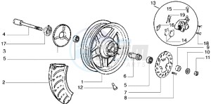 Diesis 100 drawing Front wheel