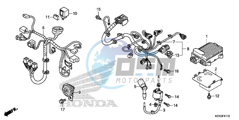 SUB HARNESS/ IGNITION COIL