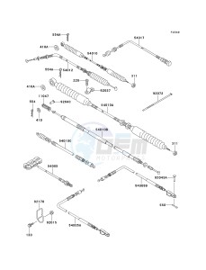 KAF 620 A6 [MULE 2510 4X4] (A6) [MULE 2510 4X4] drawing CABLES