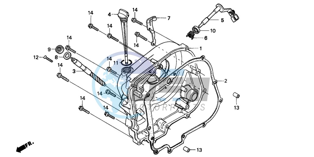 RIGHT CRANKCASE COVER