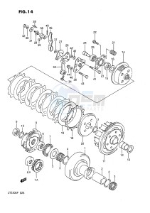 LT230E (E28) drawing CLUTCH