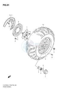 LT-A750X (P28-P33) drawing FRONT WHEEL (LT-A750XZL1 P28)