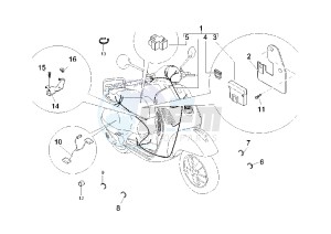 GTS 250 drawing Wiring harness