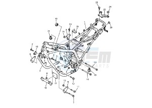 XJ S DIVERSION 900 drawing FRAME