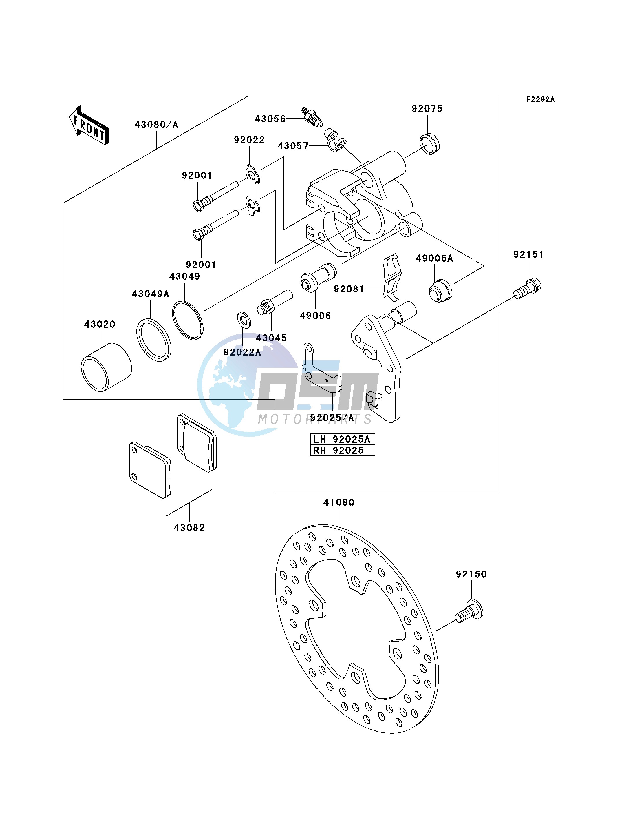 FRONT BRAKE-- C2_C3- -