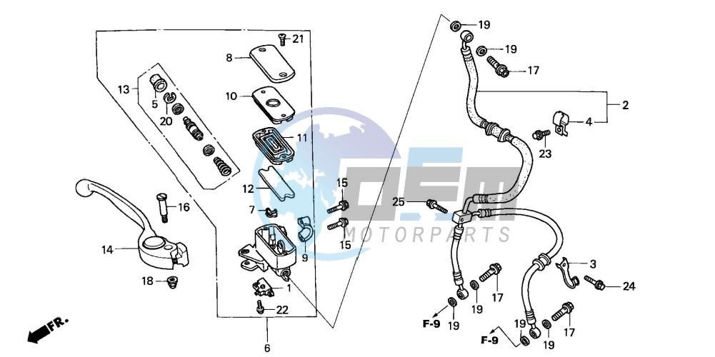 FR. BRAKE MASTER CYLINDER (CBR600RR3/4)