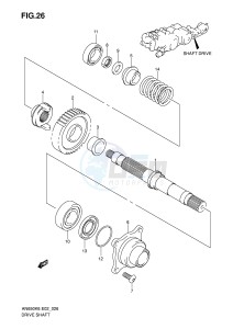 AN650 (E2) Burgman drawing SHAFT DRIVE