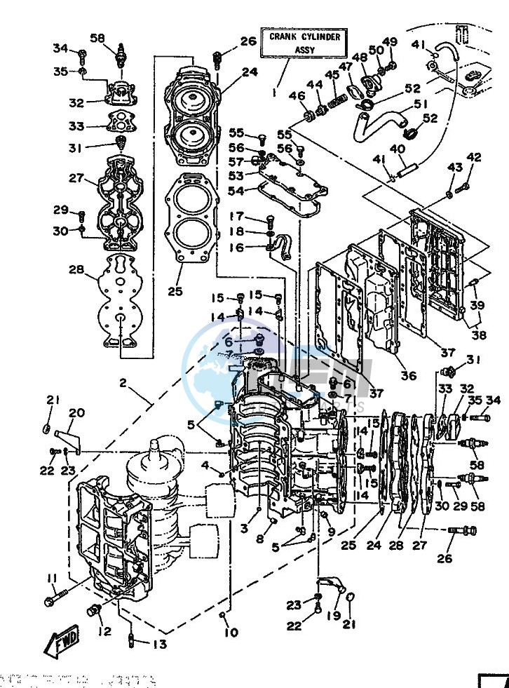 CYLINDER--CRANKCASE