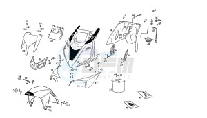 GP1 OPEN - 50 CC VTHPR1B1A EU2 drawing FRONT SHIELD, REPLICA