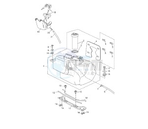 YP R X-MAX 250 drawing FUEL TANK