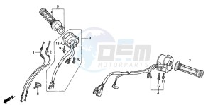 VFR800 drawing SWITCH/CABLE