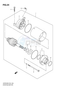 GSF650 (E2) Bandit drawing STARTING MOTOR