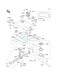 ZG 1000 A [CONCOURS] (A20) A20 drawing FUEL TANK