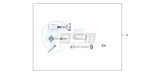 NSS250EX FORZA EX drawing ALARM SYS.