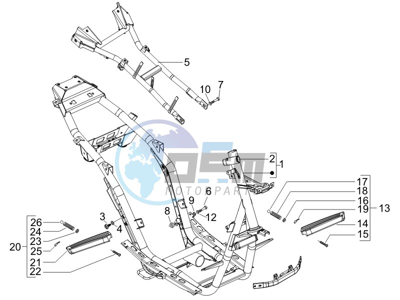 Frame bodywork