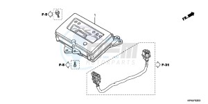 NC750XAH Europe Direct - (ED) drawing UNDER COWL (NC750X/XA)