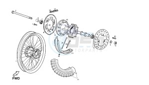 SENDA SM - 125 CC VTHSC2B1A 4T EU2 drawing REAR WHEEL