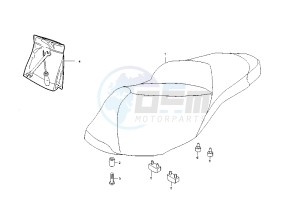 BEVERLY 125-200 drawing Saddle