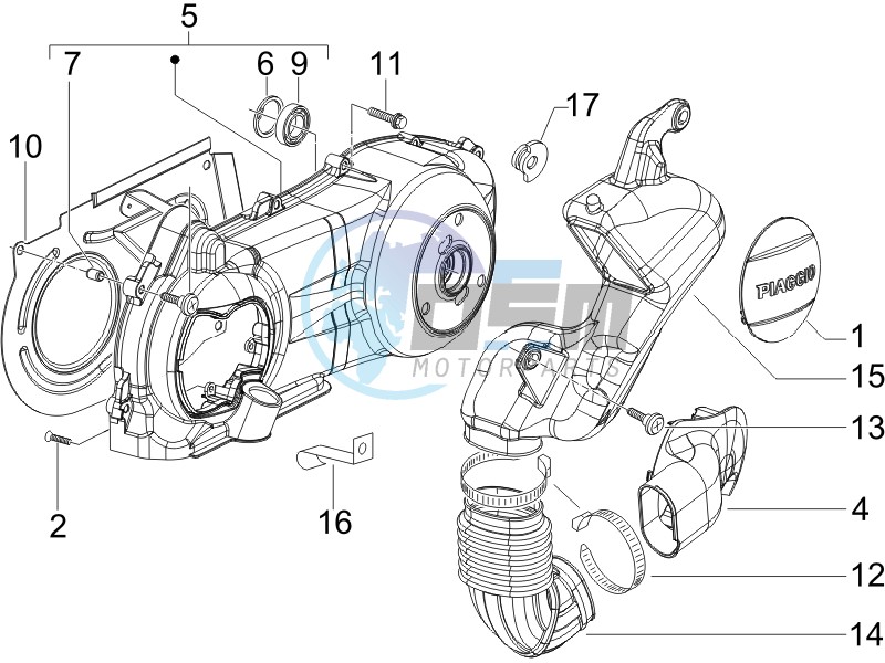 Crankcase cover - Crankcase cooling