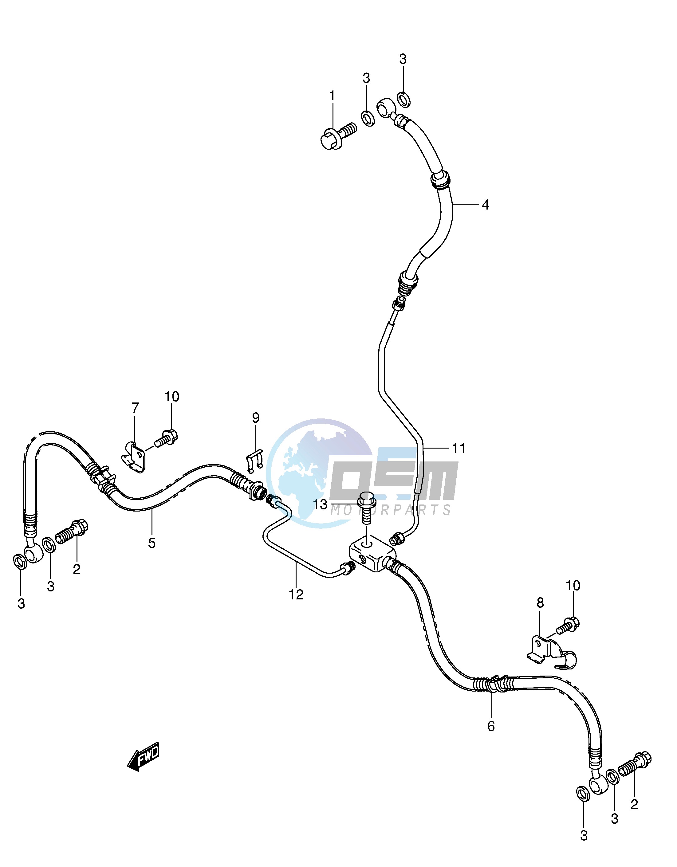 FRONT BRAKE HOSE