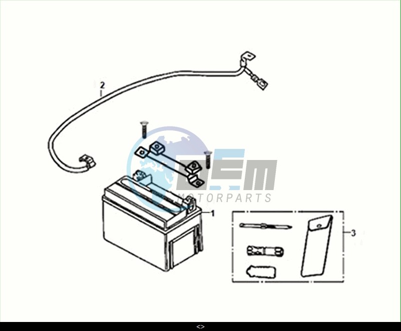 BATTERY - TOOL BOX