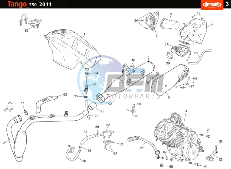 TANK - EXHAUST