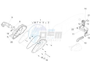 FLY 150 (APAC) drawing Air filter