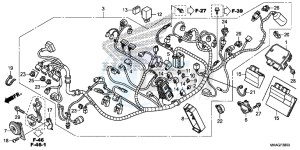 NC750SAG NC750S Europe Direct - (ED) drawing WIRE HARNESS