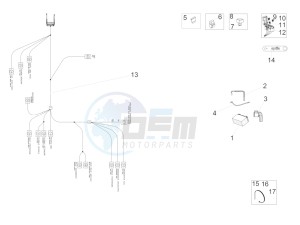 RSV4 1000 RR (EMEA) (EU, IL) drawing Rear electrical system