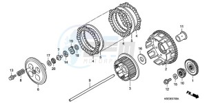 CRF150RB9 Europe Direct - (ED / T19) drawing CLUTCH