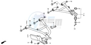 TRX350TM FOURTRAX drawing FRONT ARM (TRX350FM/FE)