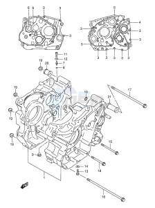 DR800S (E4) drawing CRANKCASE