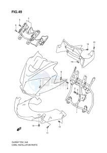 DL650 ABS V-STROM EU-UK drawing COWL BODY INSTALLATION PARTS