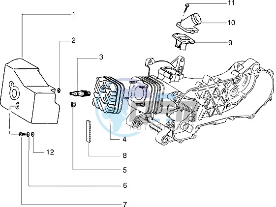 Cylinder head - Induction pipe