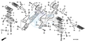 CBF1000S9 UK - (E / ABS MKH) drawing STEP