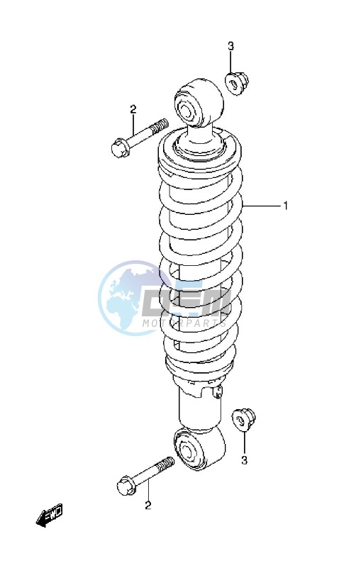 REAR SHOCK ABSORBER