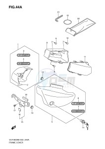 VLR1800 (E2) drawing FRAME COVER (VLR1800K9 UFK9)