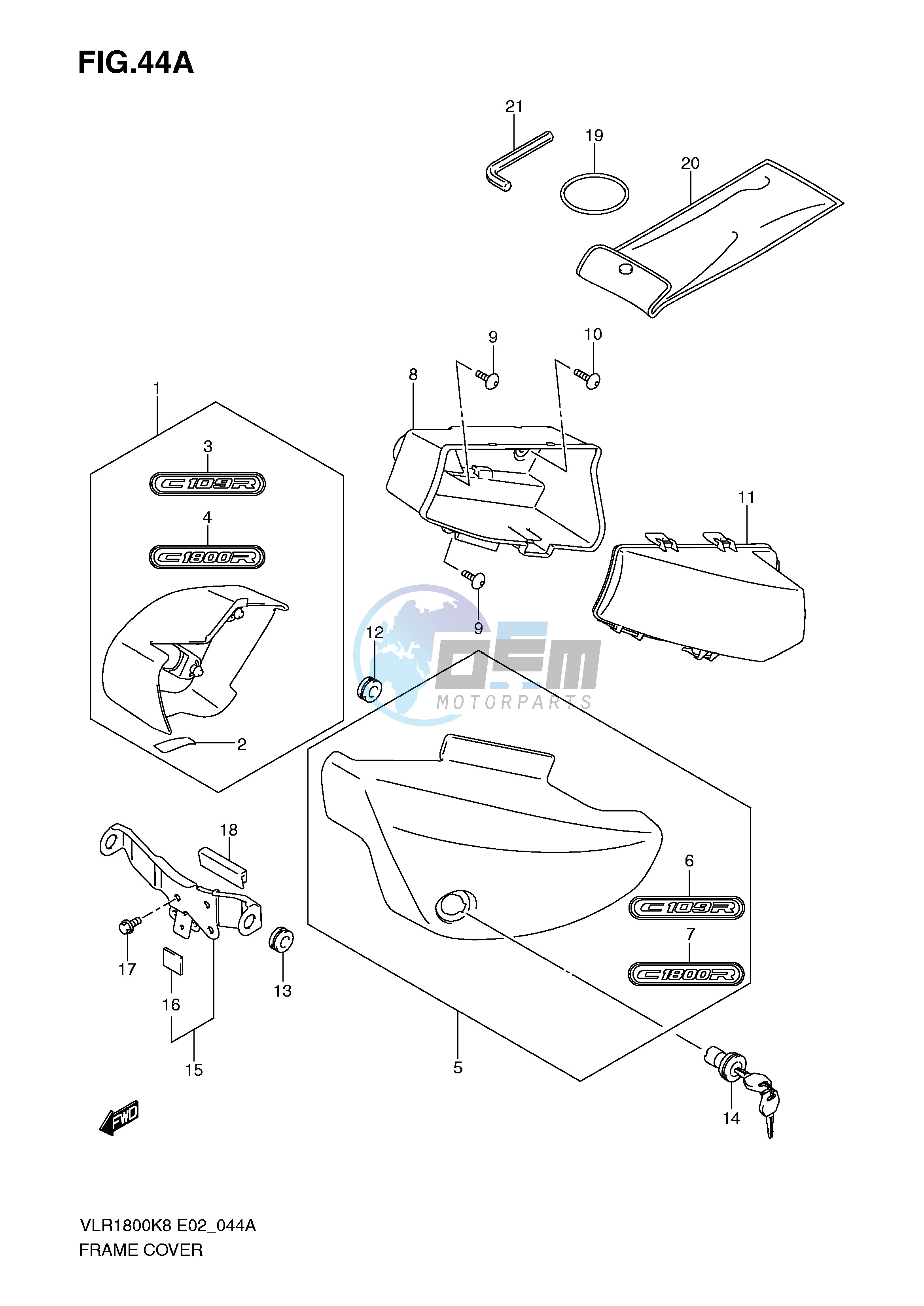 FRAME COVER (VLR1800K9 UFK9)