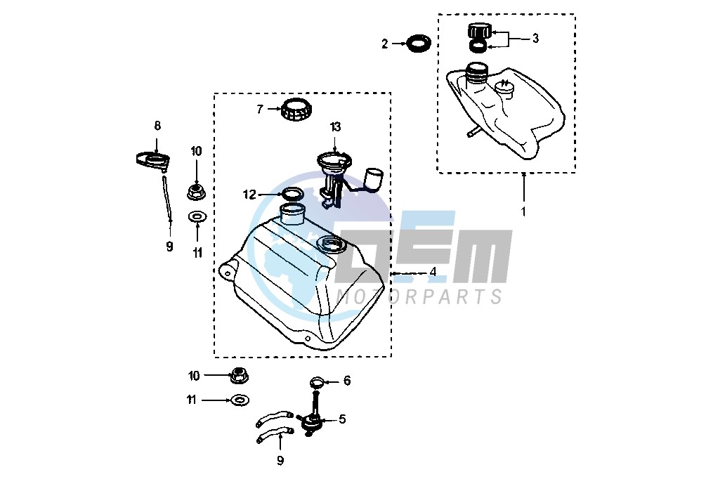 FUEL AND OIL TANK