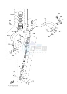 YZF-R25 249 (1WDE) drawing REAR MASTER CYLINDER