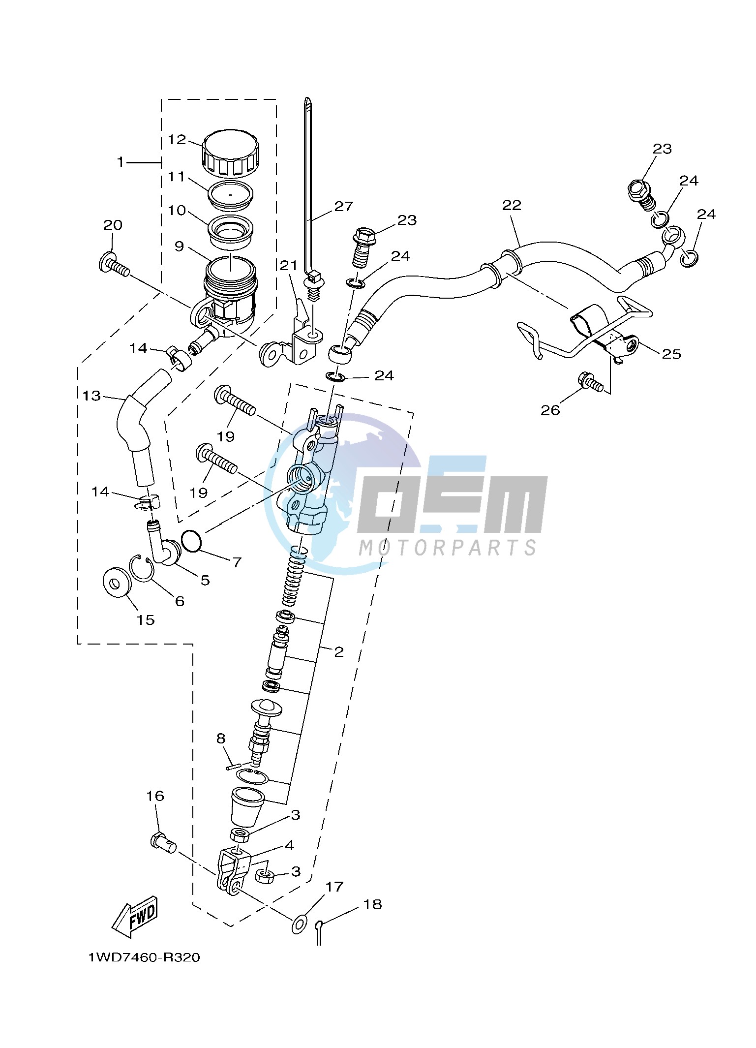 REAR MASTER CYLINDER