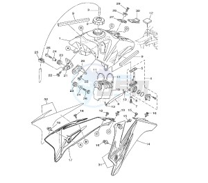 TT R 110 drawing FUEL TANK