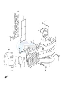 DF 40A drawing Intake Manifold/Silencer/Exhaust Cover