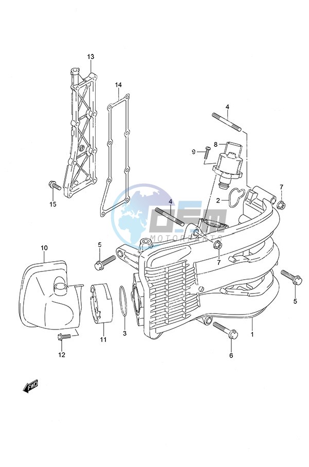 Intake Manifold/Silencer/Exhaust Cover