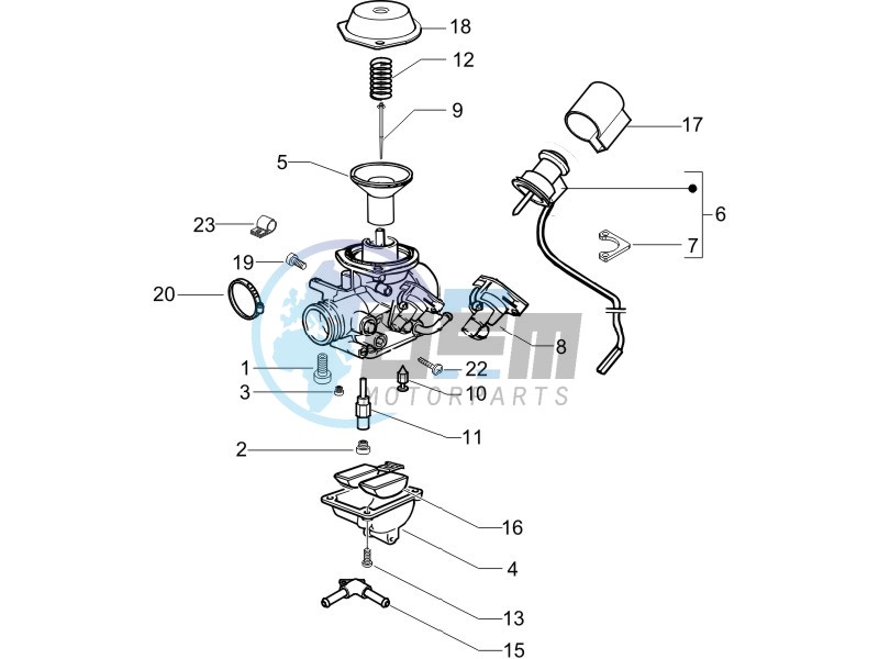 Carburetors components